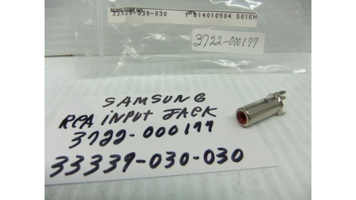 Samsung 3722-000177 rca  input jack 